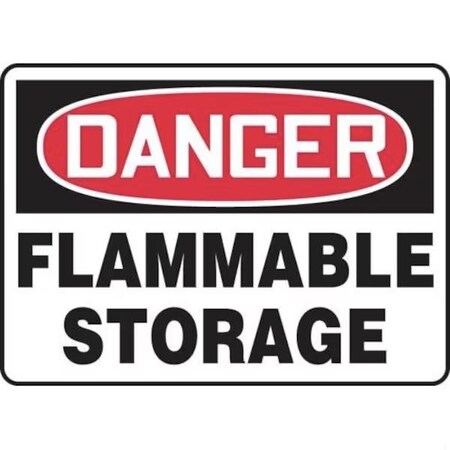 Accuform OSHA DANGER SAFETY SIGN FLAMMABLE MCHG055XL MCHG055XL